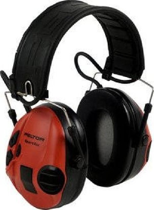 PELTOR CUFFIE SPORTTAC ROSSA NERA