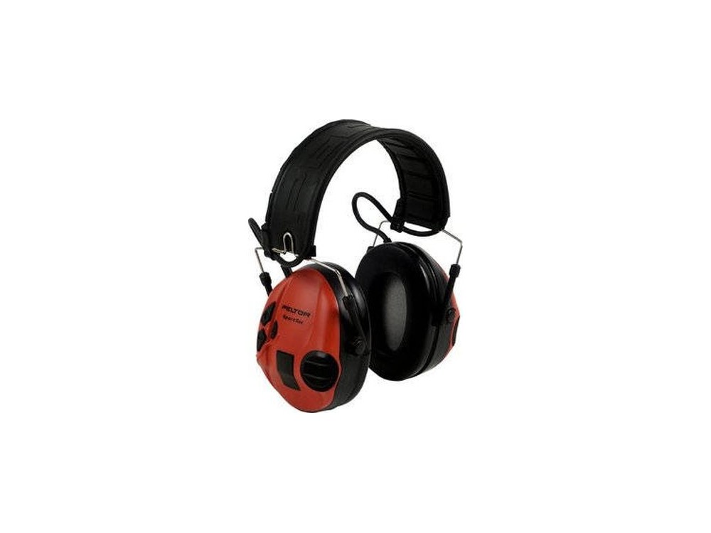 PELTOR CUFFIE SPORTTAC ROSSA NERA