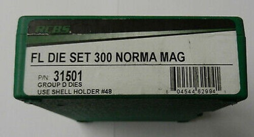 RCBS FL DIE SET 300 NORMA MAG