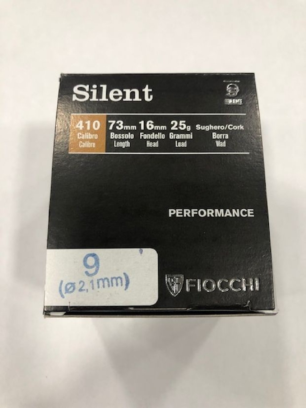 FIOCCHI CARTUCCE PALLINI 410 P 9