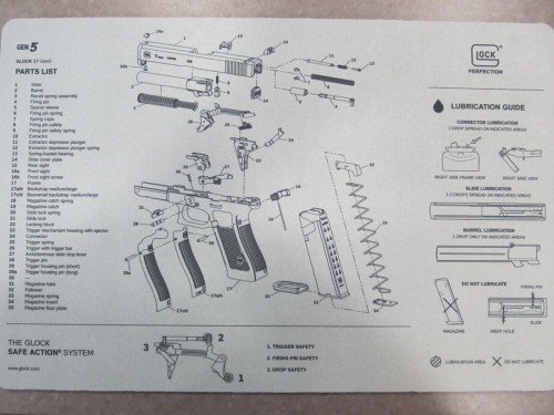 GLOCK TAPPETINO GEN5 DA BANCO