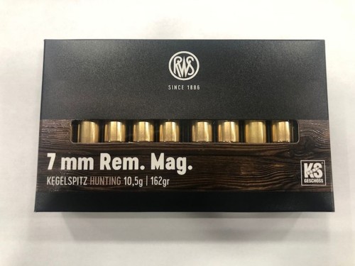 RWS CARICHE 7MM REM MAG KS 162 GR