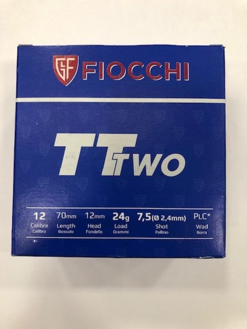 FIOCCHI CART TTWO C12 TRAP 7 1/2