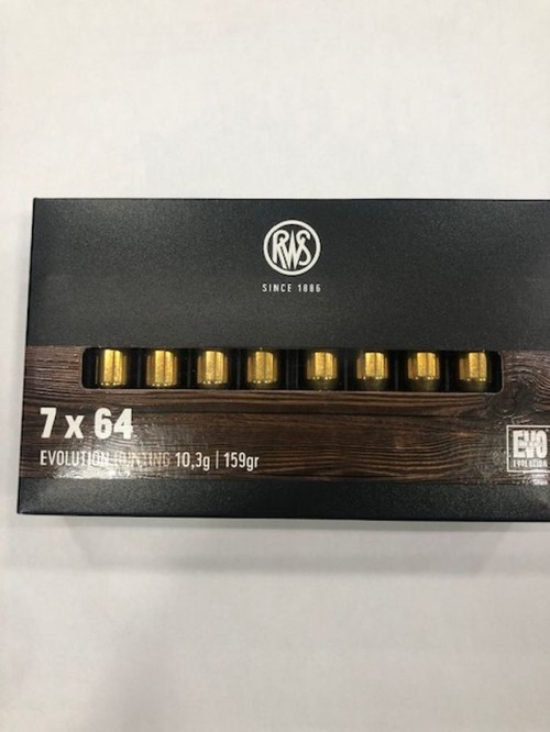 RWS CARICHE 7 X 64 EVO 159 GR EVO
