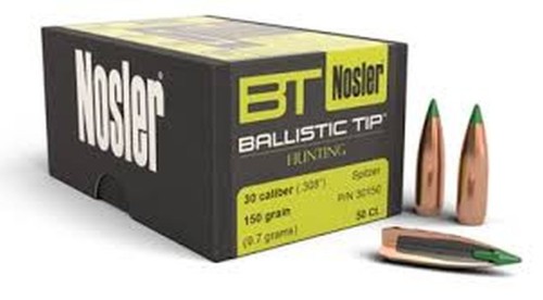 NOSLER B TIP PALLE C30 GR 150 QT50
