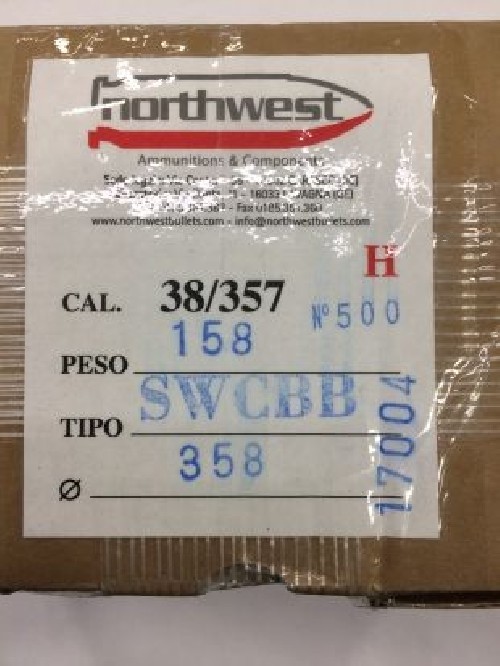 NORTHWEST PALLE PIOMBO 38/357 GR158