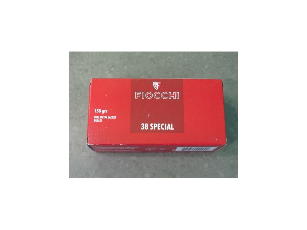 FIOCCHI CARICHE 38SP FMJ 158 QT 50
