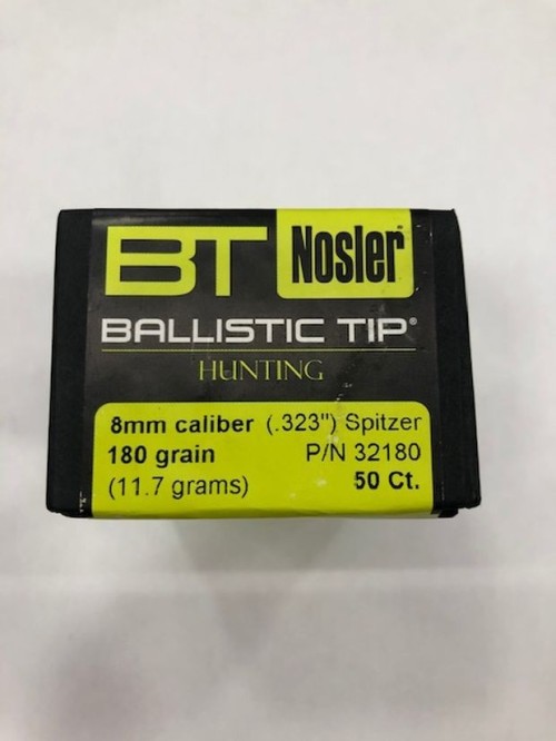 NOSLER B TIP PALLE C 8MM GR 180