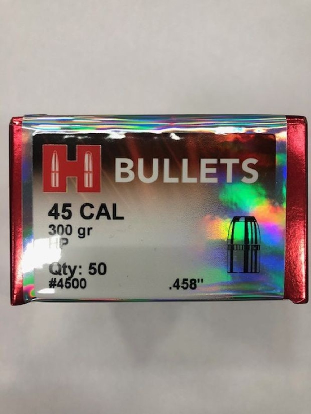 HORNADY PALLE 45 GR 300 GR HP