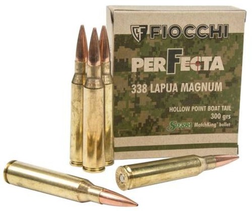 FIOCCHI CARICHE CAL 338 LAPUA MAG