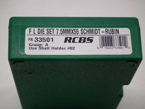 RCBS FULL LENGTH DIE 7,5X55