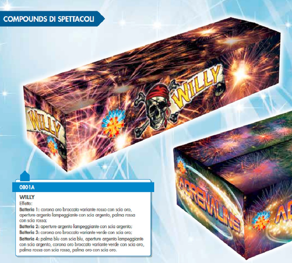 SPETTACOLO WILLY 144 COLPI F2