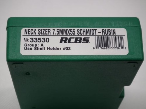 RCBS NECK SIZER DIE 7,5X55 SCHMIDT