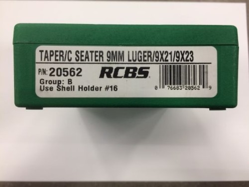 RCBS TAPER CRIMP 9MM 9X19/ 9X21