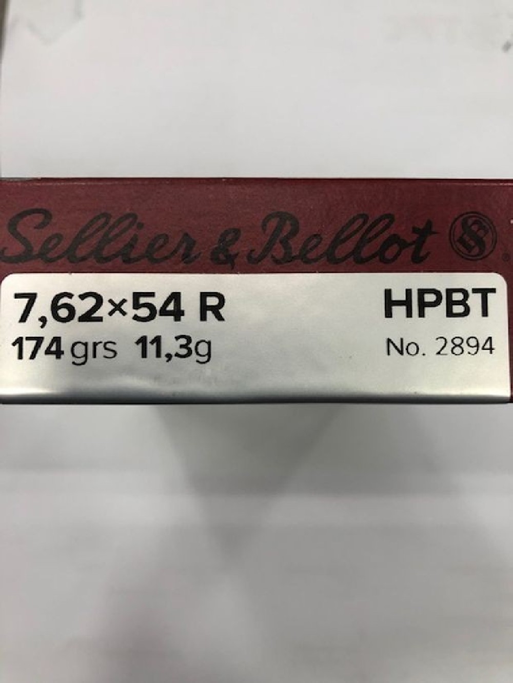 S&B CARICHE 7,62X54R GR 174 HPBT