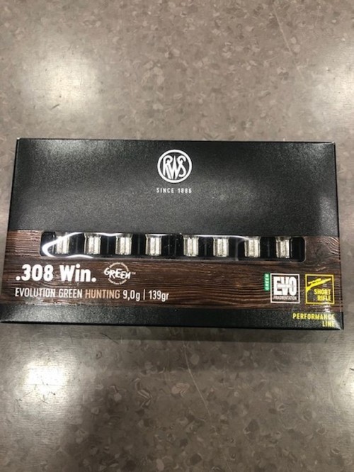 RWS CARICHE 308 WIN EVO 139 GR