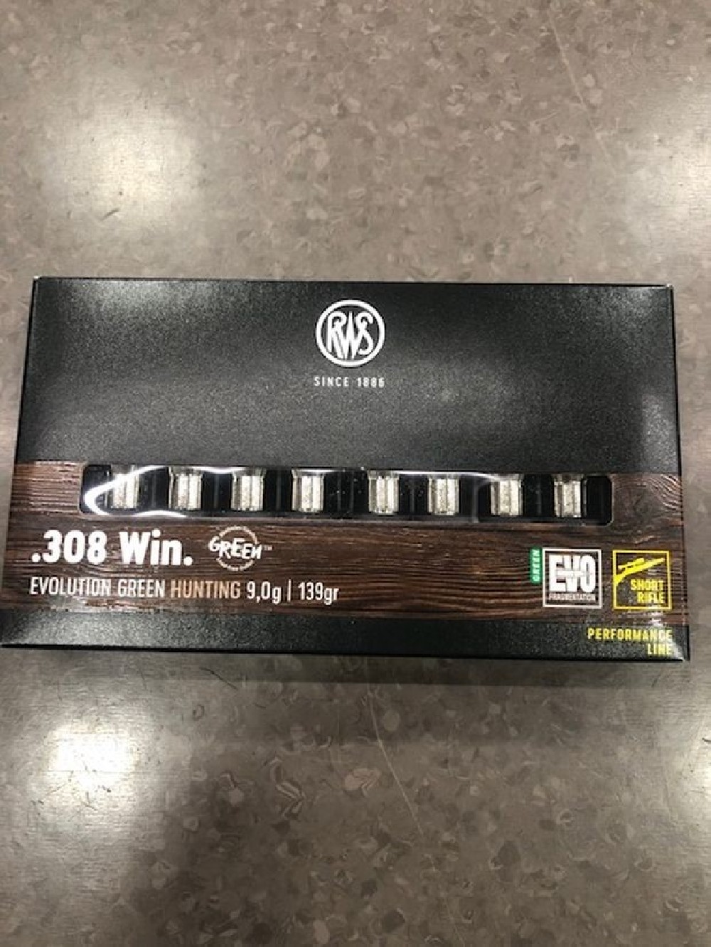 RWS CARICHE 308 WIN EVO 139 GR