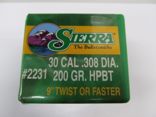 SIERRA PALLE CAL30 200 GR HPBT