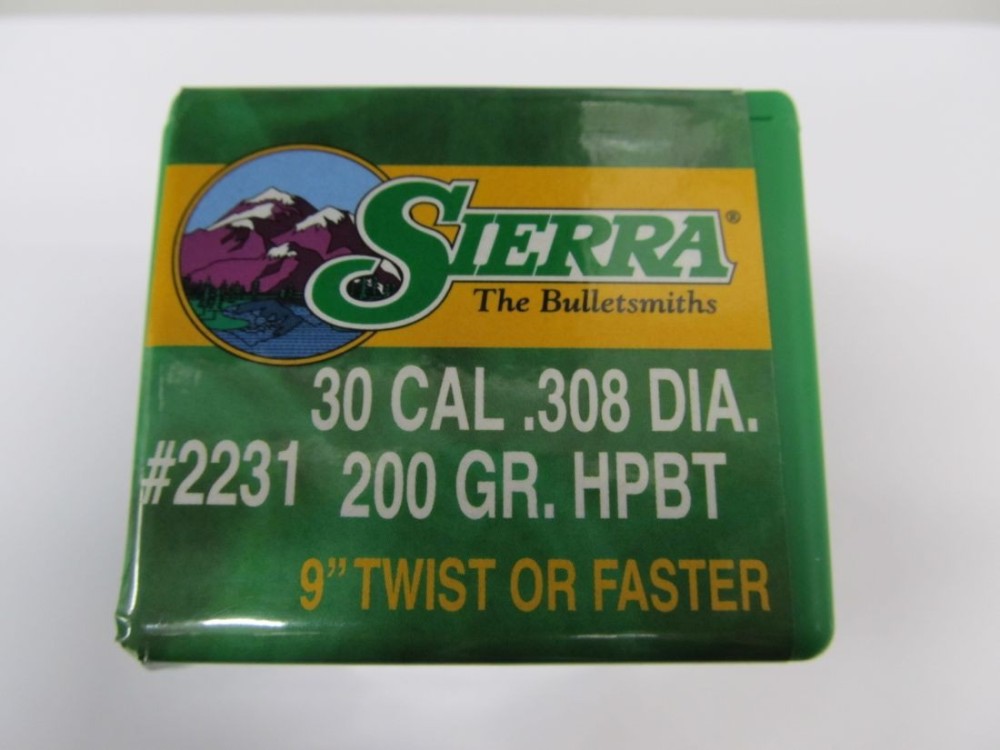 SIERRA PALLE CAL30 200 GR HPBT