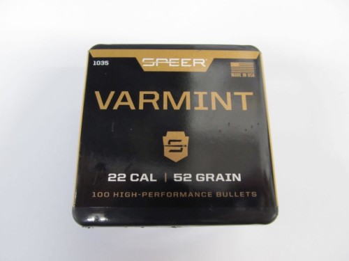 SPEER PALLE CAL22 52GR HP 224''