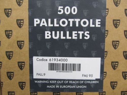 FIOCCHI PALLE BLIND 9MM 95GN FMJ