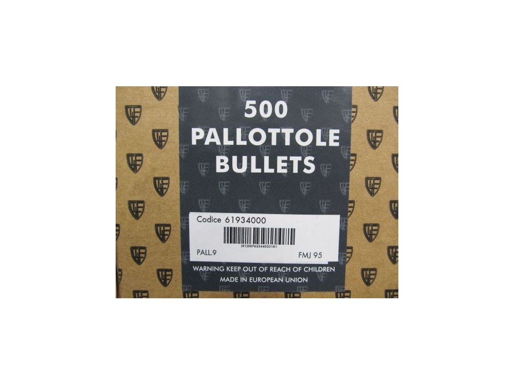 FIOCCHI PALLE BLIND 9MM 95GN FMJ