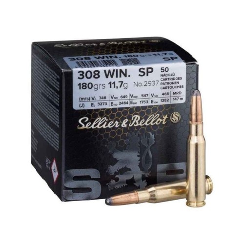 S&B CARICHE 308 WIN SP 180 GR