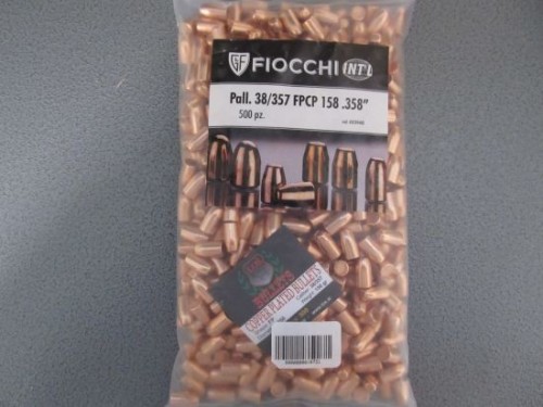 FIOCCHI PALLE RAMATE 38 357 MAG