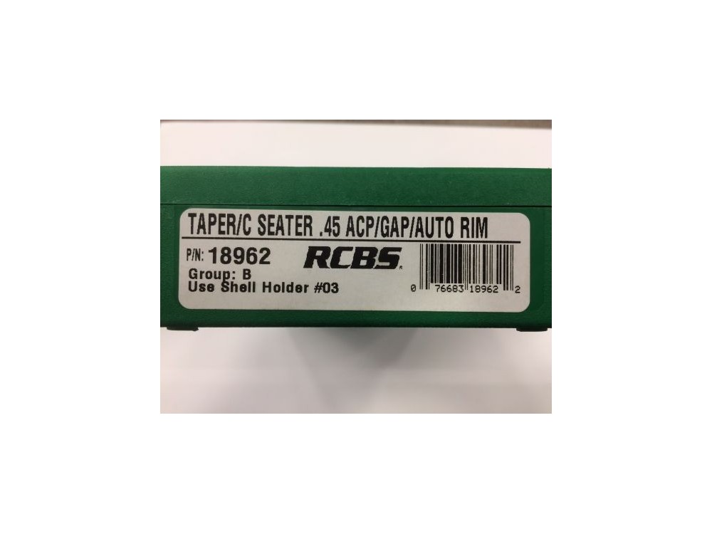 RCBS TAPER CRIMP 45 ACP