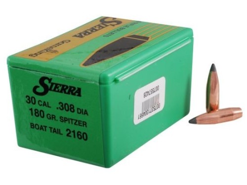 SIERRA PALLE CAL30 180 GR SPBT
