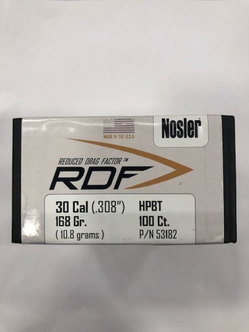 NOSLER RDF PALLE C30 GR 168