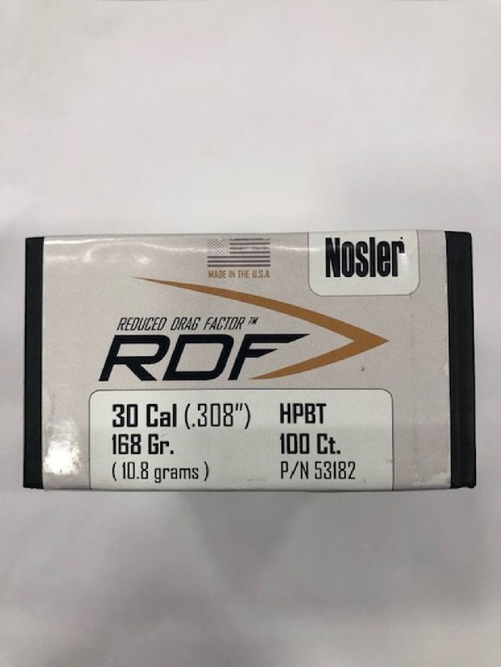 NOSLER RDF PALLE C30 GR 168