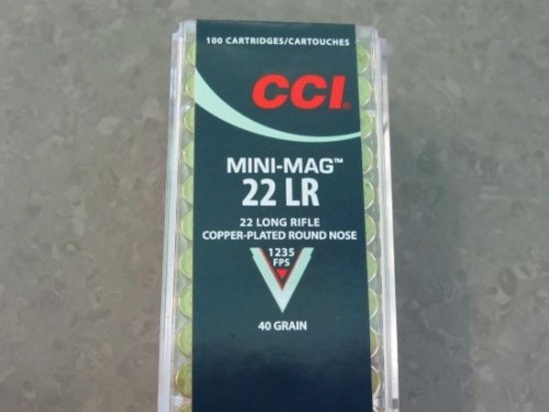 CCI CARICHE 22LR MINI-MAG 40 GR CP