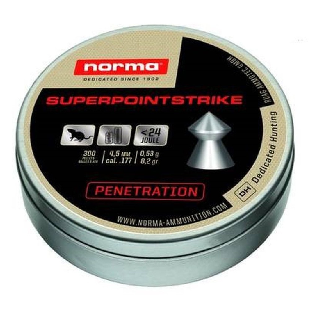 NORMA SUPER POINT STRIKE CAL4,5