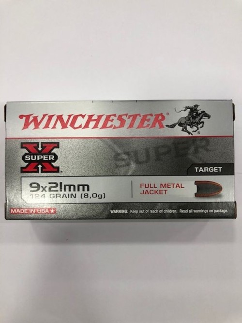 WINCHESTER CARICHE 9X21 QT 50 FMJ