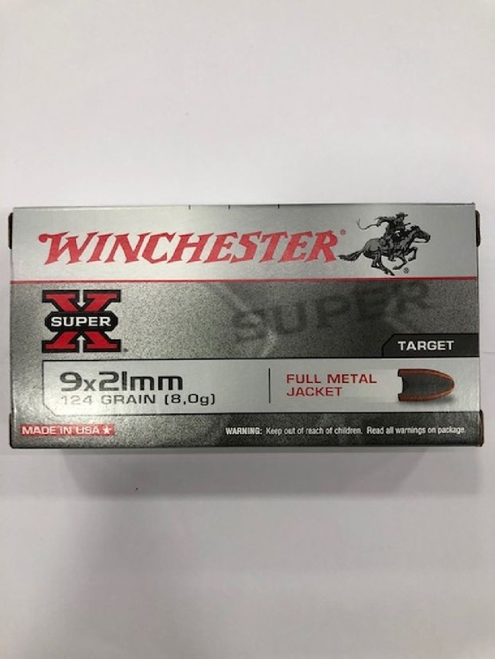 WINCHESTER CARICHE 9X21 QT 50 FMJ