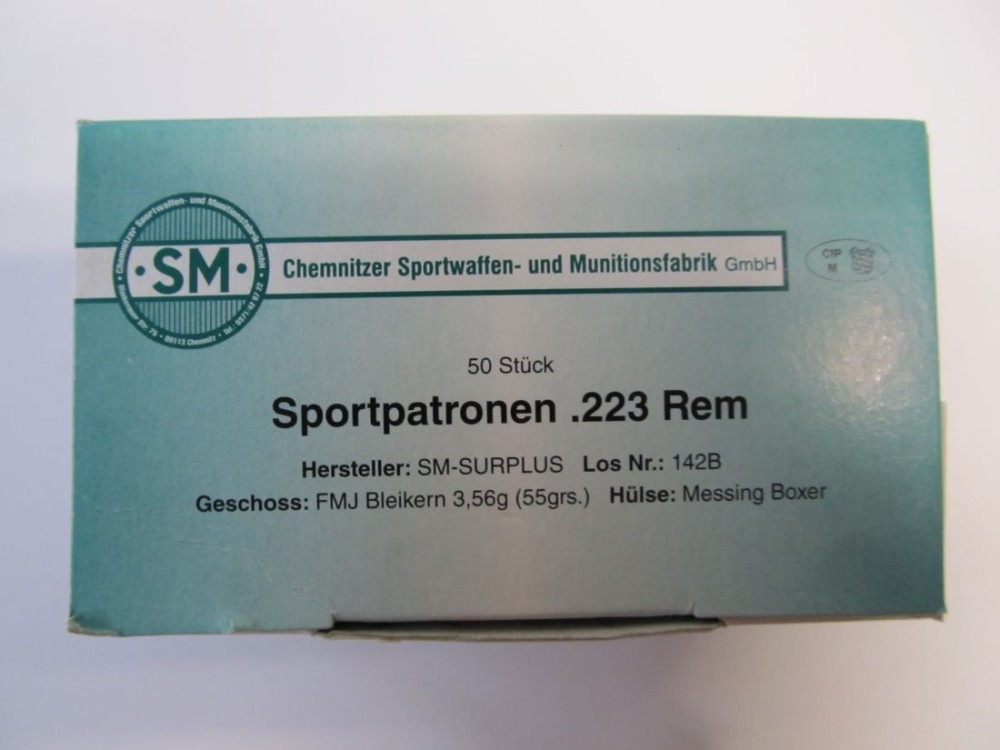 SM SURPLUS CARICHE CAL223R 56GR