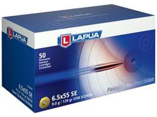 LAPUA CARICHE 6,5 X 55 GR 136