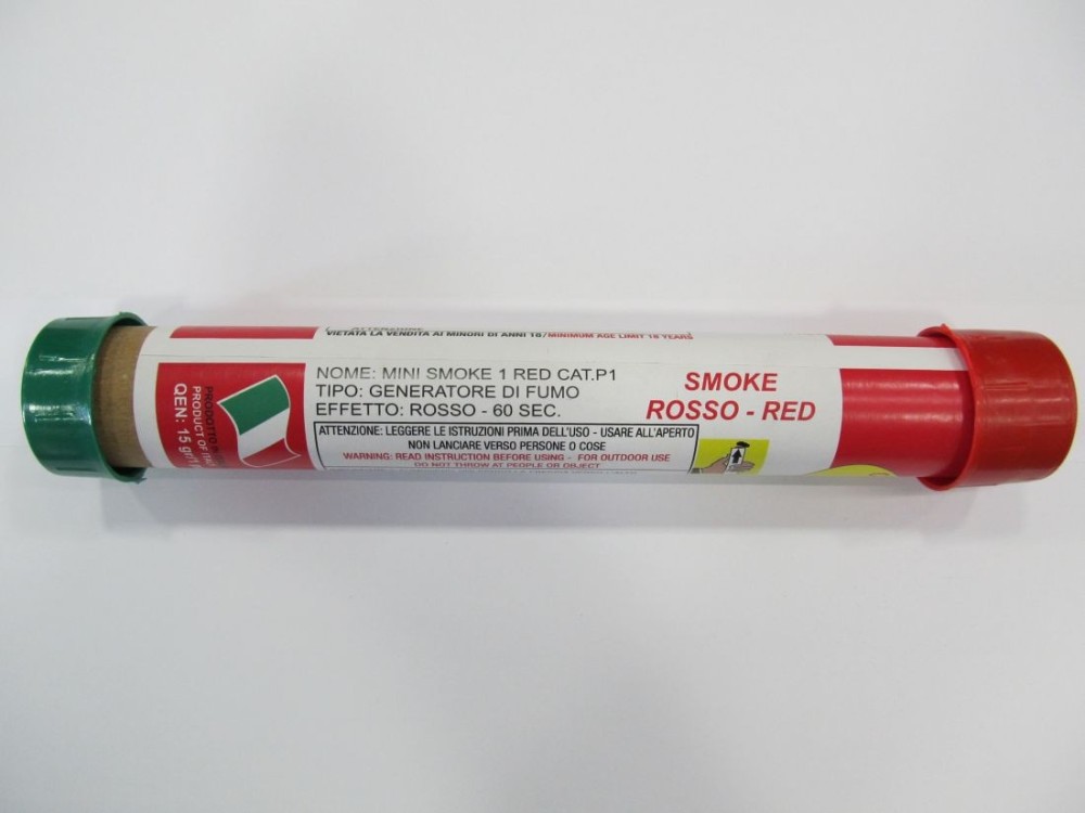 FUMOGENO MRSMOKE  ROSSO 1 MINUTO