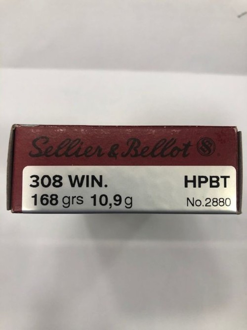 S&B CARICHE 308 WIN GR 168 HPBT OTM