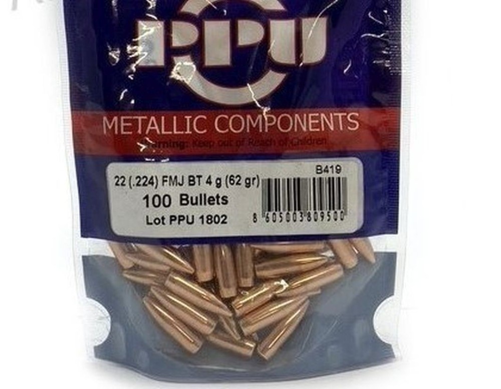 PRVI PARTIZAN PALLE 223 62GR FMJBT
