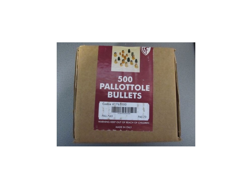 FIOCCHI PALLE FMJ 7,65 GN 73