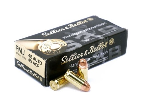 S&B CARICHE 45ACP 230 GR FMJRN