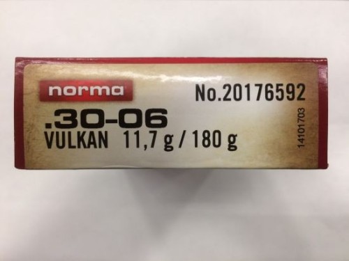 NORMA CARICHE 30-06 180 GR VULKAN