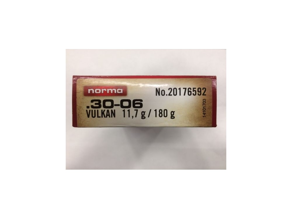 NORMA CARICHE 30-06 180 GR VULKAN