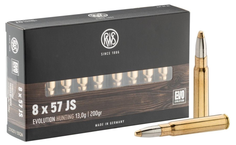 RWS CARICHE 8 X 57 JS GR 200 EVO