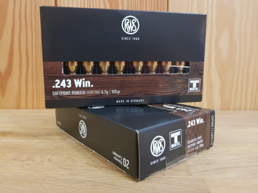 RWS CARICHE 243 WIN GR 100 TM