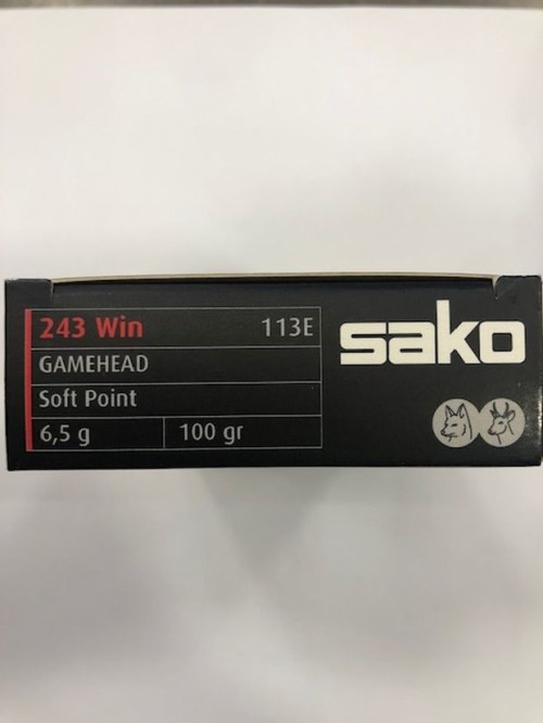 SAKO CARICHE CAL 243 WIN 100 GR