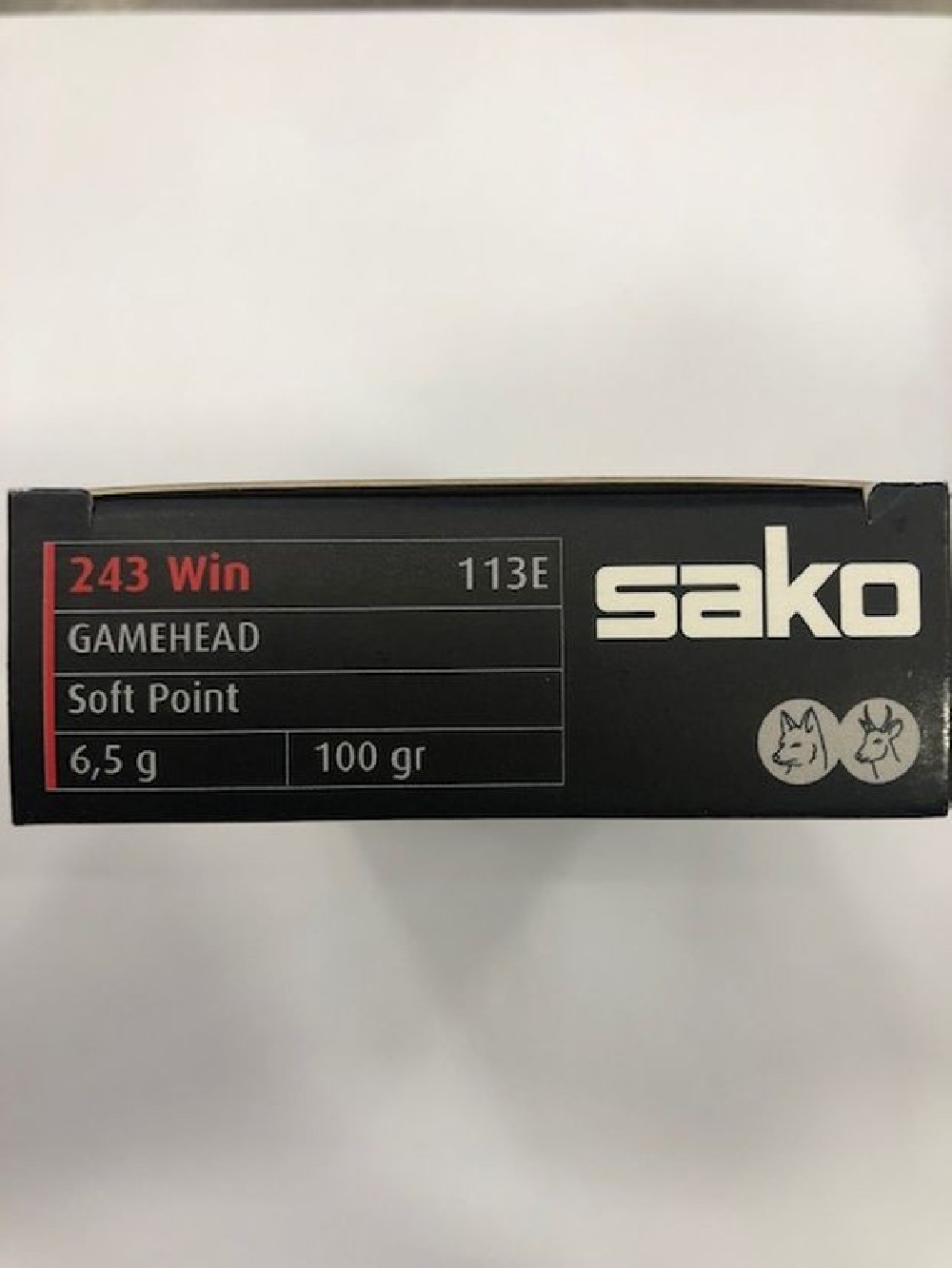 SAKO CARICHE CAL 243 WIN 100 GR