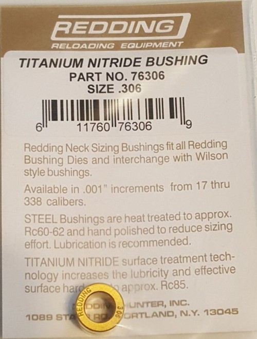 REDDING BUSHING STEEL SIZE 306